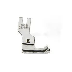 Chân Vịt 1 Kim CR1/16NS, Chân Vịt Mí Phải SUSEI 1/16 Inch 1,6mm, Thiết Kế Bù Mép Hẹp Cho Máy May Công Nghiệp, Dẫn Mép Vải Ổn Định, Hỗ Trợ May Sát Biên, May Mí Và Đường May Chính Xác