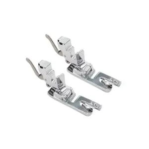 Chân Vịt 2 Kim Mí 1/8*1/4 Ngược Trái, Chân Vịt Máy May 2 Kim Công Nghiệp, Chân Vịt Mí Trái, Phụ Tùng Máy May, Cữ May 1/8 1/4, Hỗ Trợ Dẫn Hướng Mép Vải Và Đường Mí Ổn Định dành cho thợ máy, kỹ thuật viên và cơ sở may