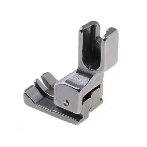 Chân vịt máy may CR 1/32E, chân vịt bù phải 1/32 inch khoảng 0,8mm, chân vịt mí phải cho máy may công nghiệp 1 kim, hỗ trợ dẫn vải sát mép, phù hợp sửa chữa và thay thế chân vịt cũ