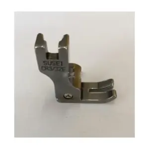 Chân vịt mí phải CR3/32E, chân vịt 2,4mm cho máy may 1 kim công nghiệp, chân vịt bù khoảng cách 3/32 inch, dùng may mí và đường chỉ song song mép vải, phù hợp xưởng may