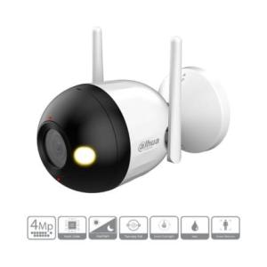 THEO DÕI THÔNG MINH, Dahua DH F4C PV LED 4MP camera wifi tích hợp ánh sáng kép, phát hiện người chính xác, báo động còi + đèn, ghi hình màu ban đêm, hỗ trợ micro SD up to 256GB