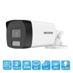 Camera Hikvision DS-2CE17D0T-EXLF 2MP, công nghệ Dual Light kết hợp LED trắng và IR, hình ảnh Full HD sắc nét, chống ngược sáng DWDR, góc quan sát 3.6mm, chống nước IP67