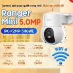 Imou Ranger Mini 5MP Camera IP WiFi, ánh sáng kép + IR 10m, theo dõi thông minh, phát hiện người, quay quét 360°, kết nối WiFi 6, MicroSD 512GB, ONVIF – bảo vệ gia đình mọi lúc