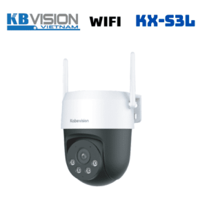 Kbvision KX S3L 3MP Camera Wifi PT, chế độ full color + IR + thông minh + tắt, AI human/vehicle, Preset Patrol, báo động đèn & còi, ONVIF, tên miền KBVISION.TV miễn phí – dễ quản lý & mạnh mẽ