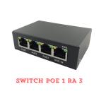 Switch POE Uplink 1 Ra 3 Mạng PoE, Cổng In 30W, 3 Cổng Out 24W, Hỗ Trợ IEEE 802.3af/at, Khoảng Cách 100m, Dự Phòng Kết Nối Nối Tiếp 3 Lớp, Thích Nghi Cho Nhà Thông Minh & An Ninh